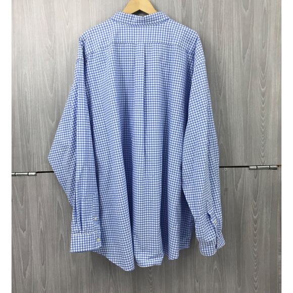 Polo Ralph Lauren‎ Shirt Blue White Gingham Check Oxford Button Down 5XB NWT - Picture 5 of 12